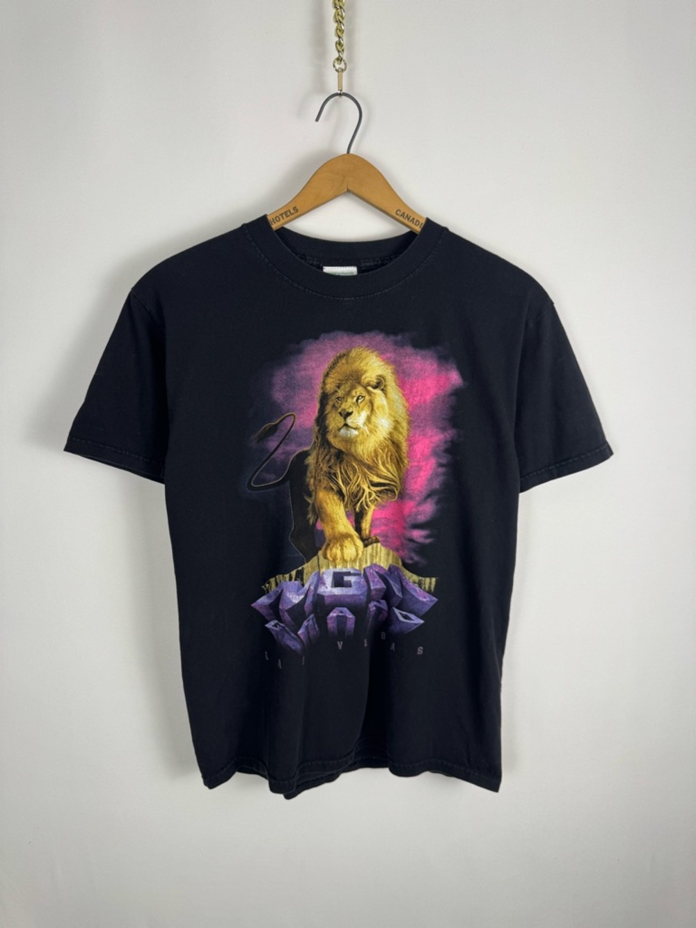 Vintage 90s MGM Grand Las Vegas Casino Lion Graphic Shirt